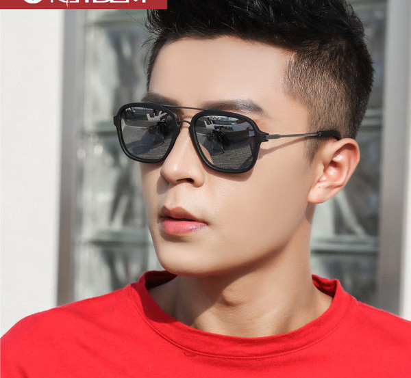 Uus mudel värviliste prillidega ja peegelefektiga meeste prillid