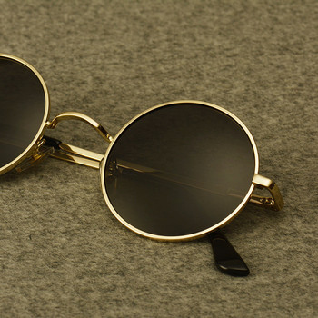 Модерни унисекс слънчеви очила с кръгла форма 