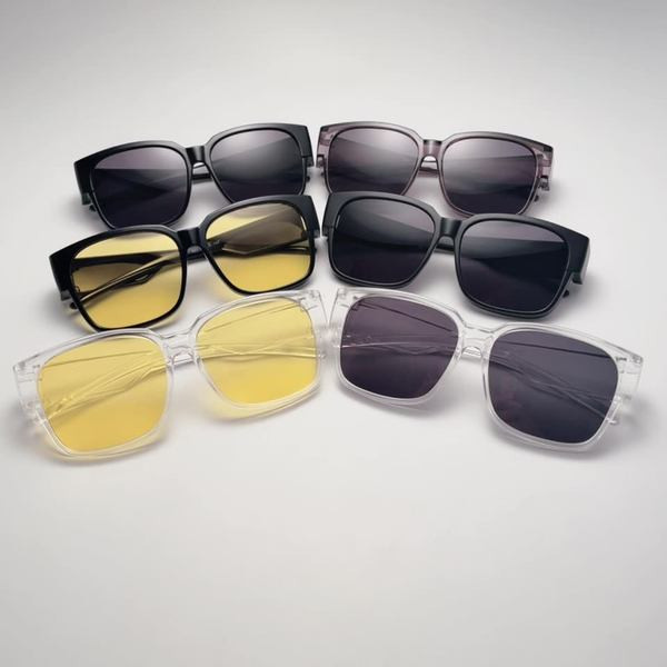 Muške naočale s plastičnim okvirom