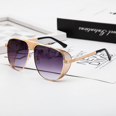 Retro päikseprillid meestele metallraamidega