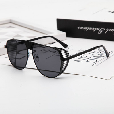 Retro päikseprillid meestele metallraamidega