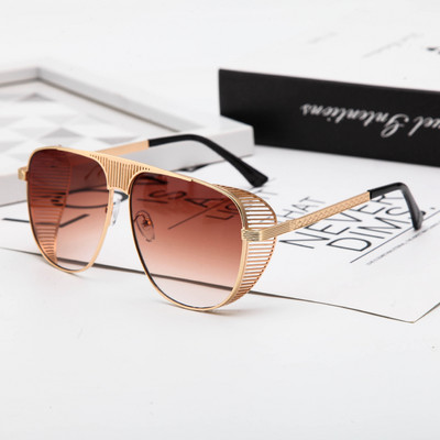 Retro päikseprillid meestele metallraamidega