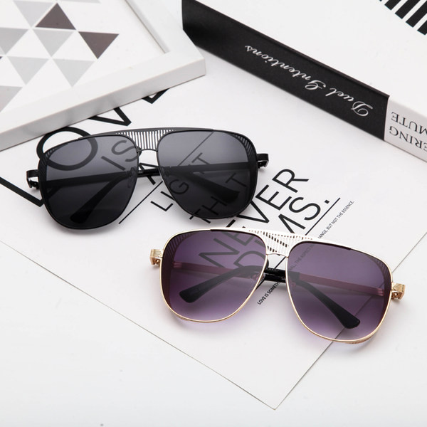 Retro päikseprillid meestele metallraamidega