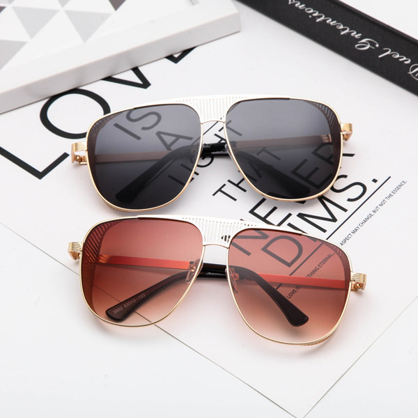 Retro päikseprillid meestele metallraamidega