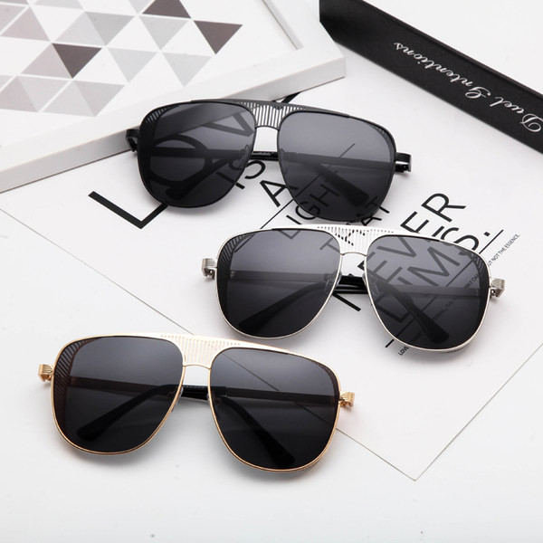 Retro päikseprillid meestele metallraamidega