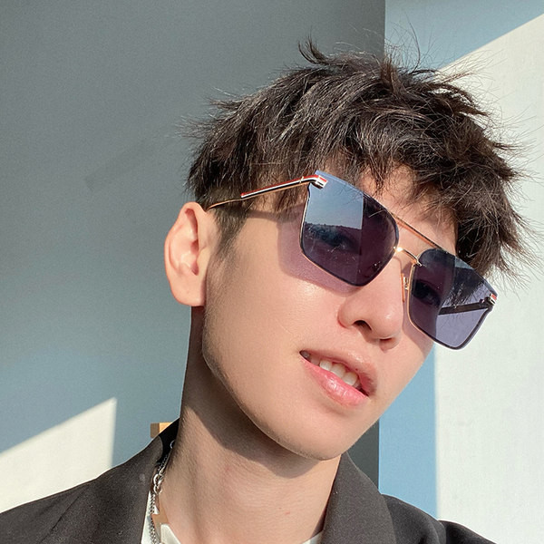 Uus õhukese raamiga meeste päikeseprillide mudel