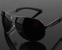 Ανδρικά γυαλιά ηλίου με οβάλ σχήμα και μεταλλικό σκελετό