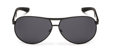 Ανδρικά γυαλιά ηλίου με οβάλ σχήμα και μεταλλικό σκελετό