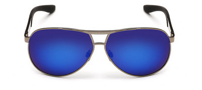 Ανδρικά γυαλιά ηλίου με οβάλ σχήμα και μεταλλικό σκελετό