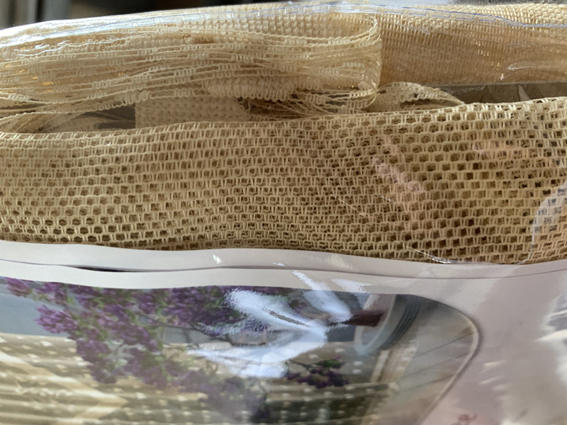 Дълго перде дантела и ресни с отвори за корниз Happy Tree H191, 120x250 cm, 100% Полиестер, Карамелено-Златист цвят