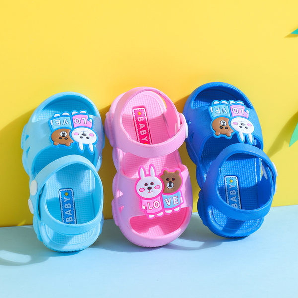Детски силиконови сандали в няколко цвята