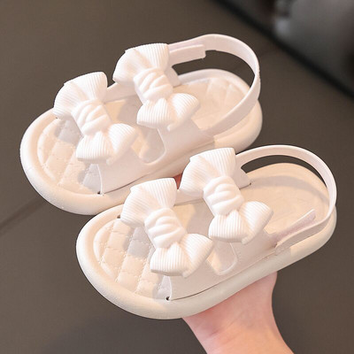 Ежедневни детски сандали с панделка в три цвята