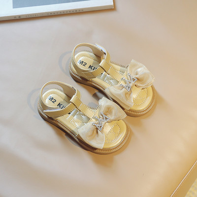 Vaikiškos basutės su tiulio kaspinu ir papuošimu akmenukais