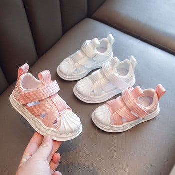 Детски текстилни сандали в два  цвята