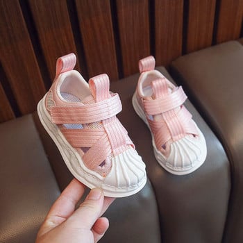 Детски текстилни сандали в два  цвята