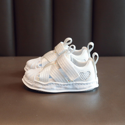 Детски текстилни сандали в два  цвята