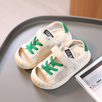 Детски сандали за момчета и момичета  с връзки и велкро закопчаване