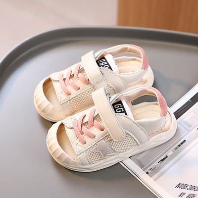 Детски сандали за момчета и момичета  с връзки и велкро закопчаване