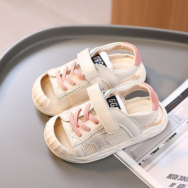 Детски сандали за момчета и момичета  с връзки и велкро закопчаване 