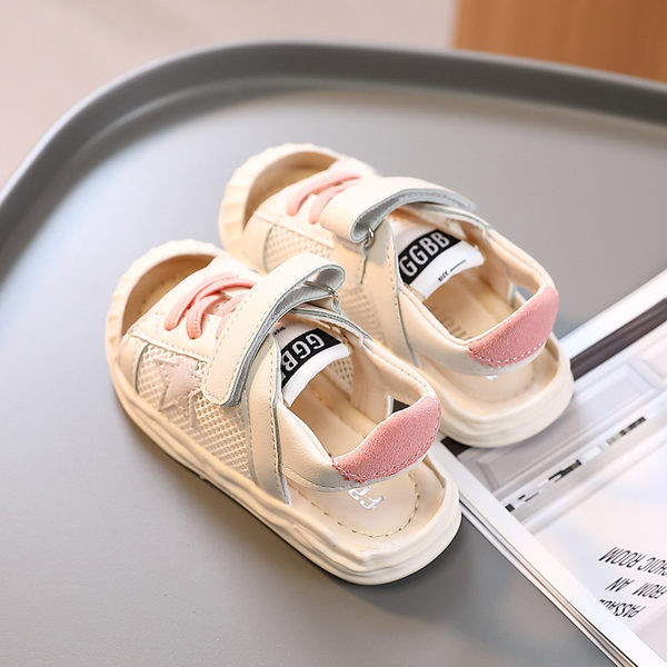 Детски сандали за момчета и момичета  с връзки и велкро закопчаване 