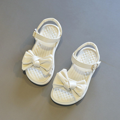 Модерни детски сандали с панделка за момичета