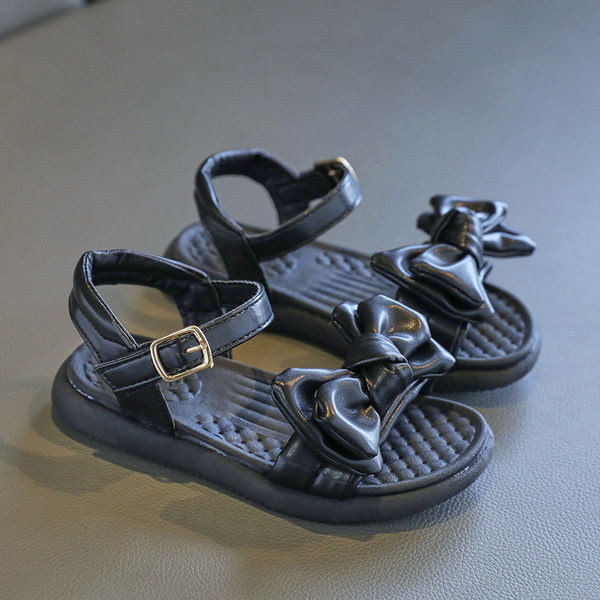 Модерни детски сандали с панделка за момичета