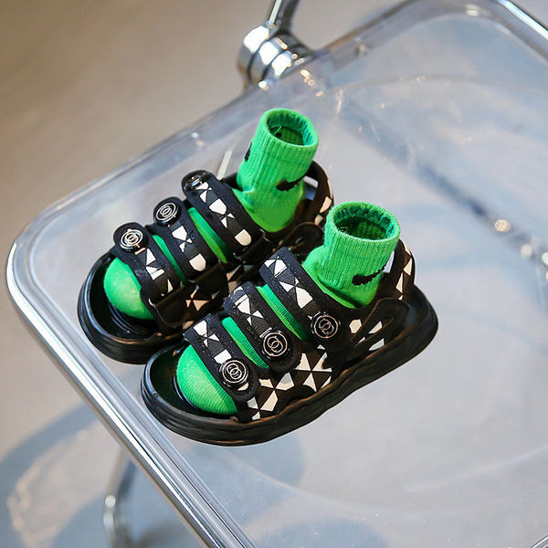 Момчешки сандали с велкро лепенки