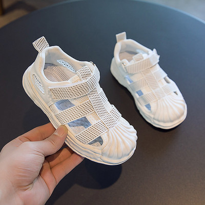 Текстилни спортни сандали с лепенки