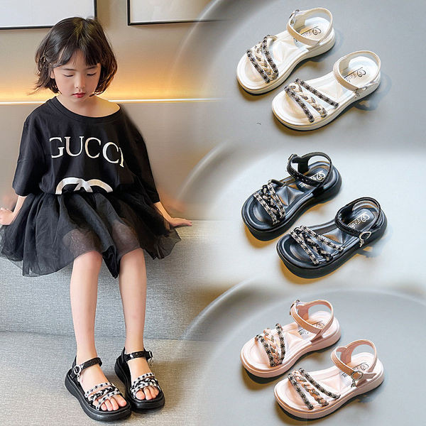 Детски сандали за момичета - три цвята