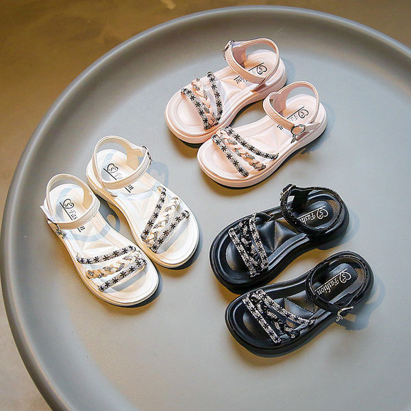 Детски сандали за момичета - три цвята