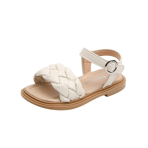 Ежедневни детски сандали с кожени каишка за момичета