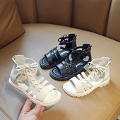 Детски сандали в римски стил за момиче