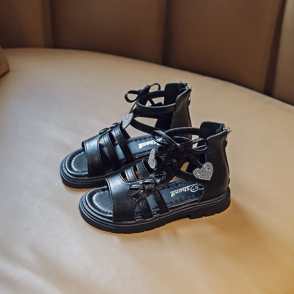 Детски сандали в римски стил за момиче