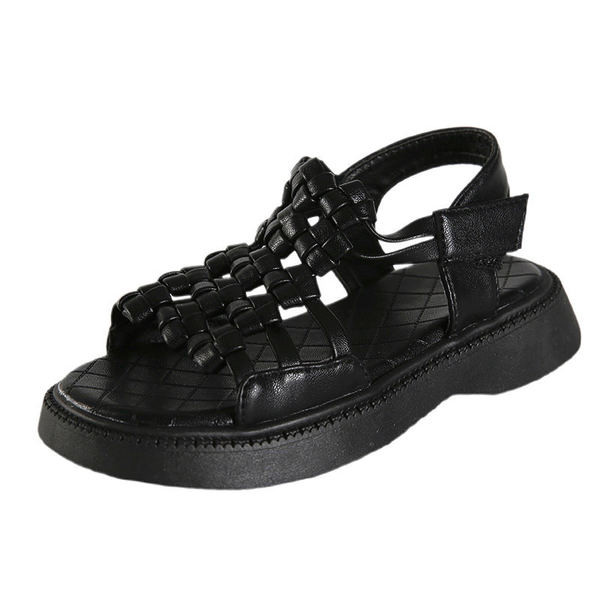 Летни детски сандали от еко кожа за момичета