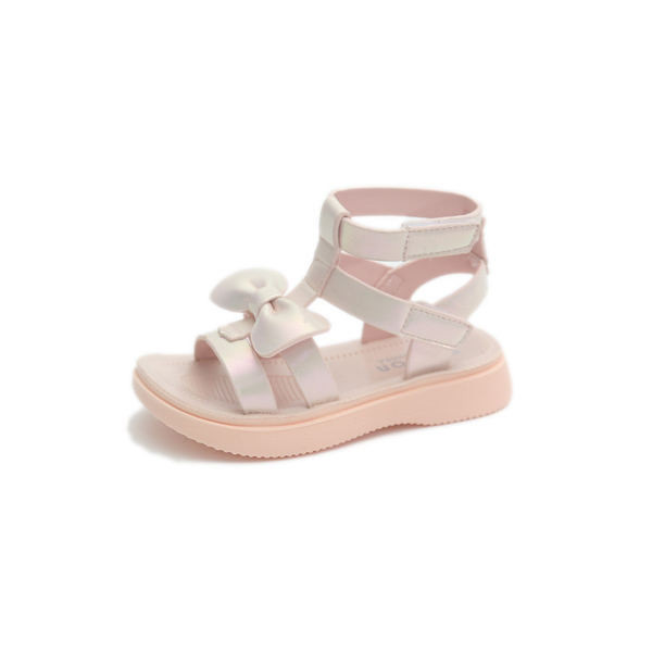 Сандали за момиче с панделка 