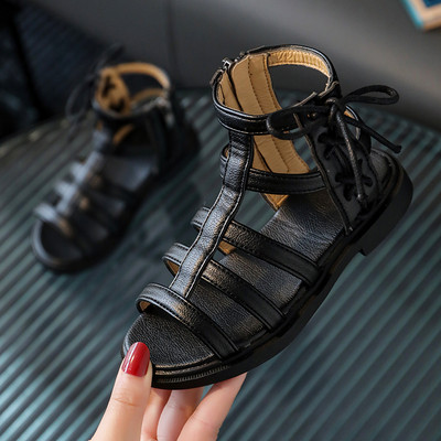 Ежедневни детски сандали от изкуствена кожа -три цвята