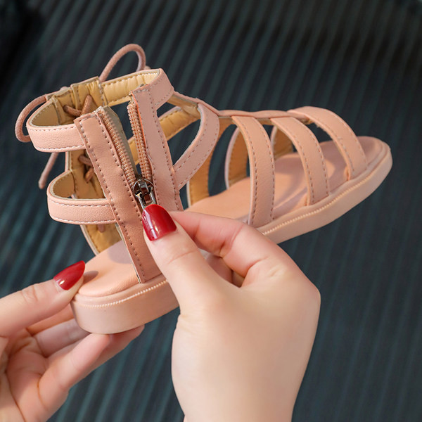 Ежедневни детски сандали от изкуствена кожа -три цвята