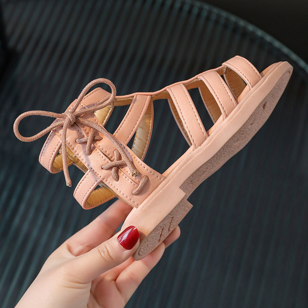 Ежедневни детски сандали от изкуствена кожа -три цвята