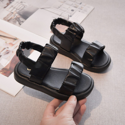 Летни детски сандали с каишки от еко кожа