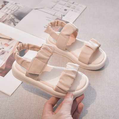 Летни детски сандали с каишки от еко кожа