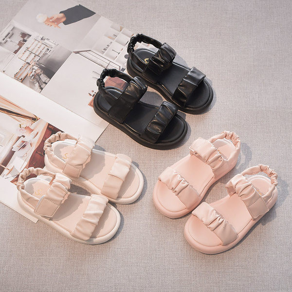 Летни детски сандали с каишки от еко кожа