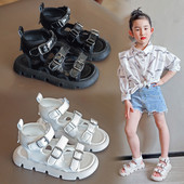 Модерни детски сандали с катарами за момичета