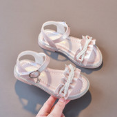 Детски с перли в розов и бял цвят