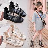 Ежедневни детски сандали с каишки от еко кожа