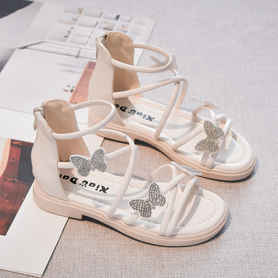 Ежедневни детски сандали с каишки от еко кожа