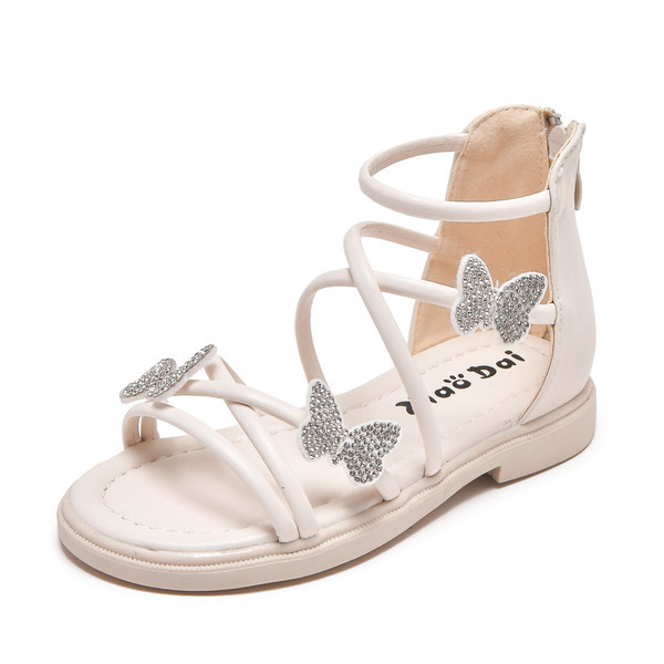 Ежедневни детски сандали с каишки от еко кожа 