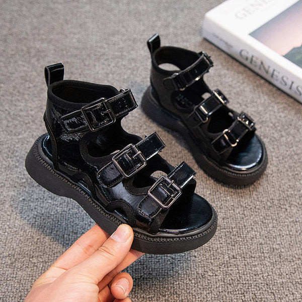 Ежедневни детски сандали с катарами за момичета