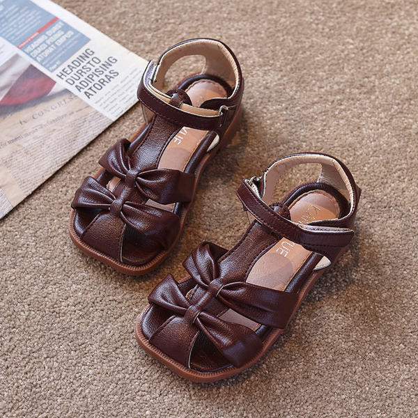 Детски сандали от изкуствена кожа в три цвята