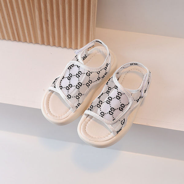 Детски сандали с равна подметка - три цвята