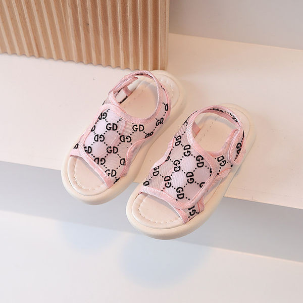 Детски сандали с равна подметка - три цвята